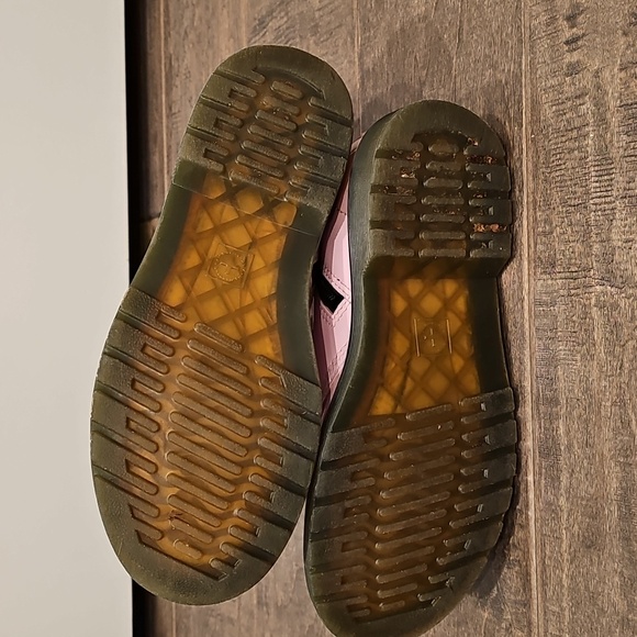 Dr. Martens 1460 Bubble Gum Pink Patent Leather Women's Combat Boots Sz 5 - Picture 3 of 11